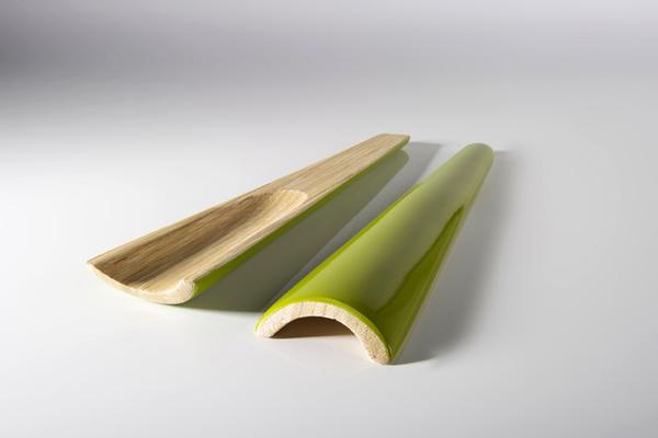 TIA - Couverts à salade en bambou et laque