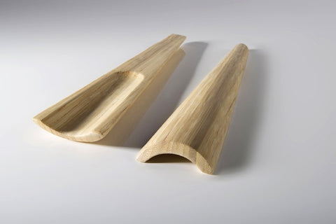TIA - Couverts à salade en bambou naturel
